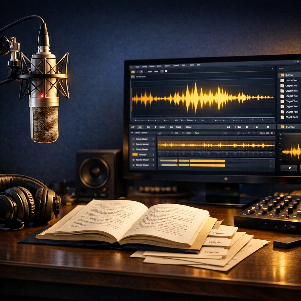 Audiobook recording studio
